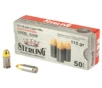 Sterling 9mm Luger 115gr Full Metal Jacket 50 Per Box 8698779957674
