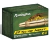 Remington Ammunition 21233 Yellow Jacket Rimfire 22LR 33gr Truncated Cone Hollow Point 225 Per Box
