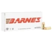 Barnes Bullets 32516 9mm Luger 124gr Sierra Jacketed Hollow Point 50 Per Box