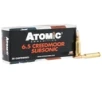 Atomic Ammunition Rifle Subsonic 6 5 Creedmoor 129gr Jacket Hollow Point 20 Per Box 00482