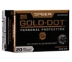 Speer Ammo Gold Dot Personal Protection 10mm Auto 200gr Hollow Point 20 Per Box 54000GD