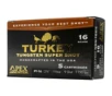 Apex Ammunition PT16-9 Turkey TSS 16Gauge 2 75  1 5 8oz 9 Shot 5 Per Box