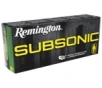 Remington Ammunition 27745 Subsonic 360 Buckhammer 250gr Bonded Hollow Point 20 Per Box