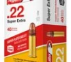 Aguila 1B220328 Super Extra High Velocity 22 LR 40 gr Copper-Plated Solid Point Rimfire Ammo     50 Rounds