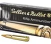 Sellier   Bellot 7 62  39 124 Grain Brass FMJ Ammo Rifle Ammo     20 Rounds