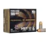 Federal Premium 9MM 147 Grain Jacketed Hollow Point Ammo Handgun Ammo     20 Rounds