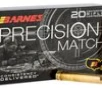 Barnes Bullets 30740 Precision Match 300 Win Mag 220 gr 2775 fps Open Tip Match Boat-Tail Rifle Ammo     20 Rounds
