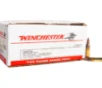 Winchester USA  223 Ammo 55 Grain FMJ USA White Box Rifle Ammo     150 Rounds