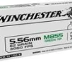 Winchester WM855K 5 56 NATO 62gr FMJ GREEN TIPP Rifle Ammo     20 Rounds