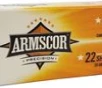 Armscor 50415 Precision 22 Short 29 gr 1080 fps Solid Point Rimfire Ammo     50 Rounds