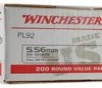 Winchester Ammo WM193200 USA 5 56x45mm NATO 55 gr Full Metal Jacket  FMJ  Rifle Ammo     200 Rounds