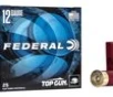 Federal Top Gun 12 Gauge 2 75 7 1 2 Shot 1 1 8 Ounce Shotgun Shells Shotgun Ammo     25 Rounds