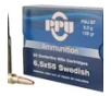 PPU PP6SWF Metric Rifle 6 5  55 Swedish 139 gr Full Metal Jacket  FMJ  Rifle Ammo     20 Rounds