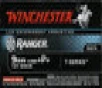 250 Rounds Winchester Ranger T-Series RA9TA - 9mm 127 grain  P  Jacketed Hollow Point