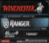 50 Rounds Winchester Ranger T-Series RA45TP - 45 ACP  P 230 grain Jacketed Hollow Point in 50 round black boxes