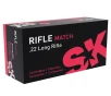 SK Ammunition  22 LR Rifle Match 40gr Ammunition Case of 5000rds 420108