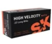 SK Ammunition  22 LR High Velocity Match 40gr Ammunition Box of 50rds 420437