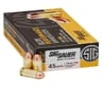 Sig Sauer Ammo 45 Auto 230gr Elite Ball FMJ 50 Box E45BA3-50