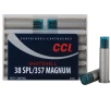 CCI Shotshell Ammunition  38 Special  357 Magnum 100 Grains  9 Shot  1 Box of 10 Rounds 