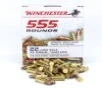 Winchester 22 Long Rifle 36 Grain Plated Lead Hollow Point  Brick of 555 Rounds 