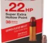 Aguila Ammunition  22 Long Rifle 38 Grain High Velocity Super Extra Copper Plated Hollow Point  1 Box of 50 Rounds 