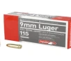 Ammunition Aguila 9MM 115GR FMJ