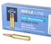 PPU  Prvi Partizan   243 Win 100gr     20 Rounds- 12 Shipping