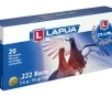 Lapua  222 Rem  5 7x43mm  55gr     20 Rounds- 12 Shipping