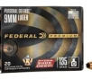 Federal 9mm Luger  9  19 Parabellum  135gr     20 Rounds- 12 Shipping