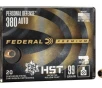 Ammunition FED PRM HST 380ACP 99GR JHP 20 200- 12 Shipping