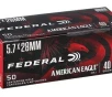 5 7x28mm Federal 5 7x28mm 40gr     50 Rounds- 12 Shipping