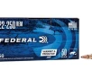 Federal  22-250 50gr     50 Rounds- 12 Shipping