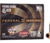  45 ACP Auto Federal  45 ACP Auto 230gr     20 Rounds- 12 Shipping