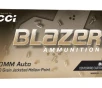 Blazer 10mm Auto 180gr     50 Rounds- 12 Shipping