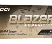 9mm Luger  9x19 Parabellum  Blazer 9mm Luger  9  19 Parabellum  115gr     50 Rounds- 12 Shipping
