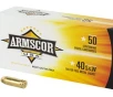 Armscor  40 S W 180gr     50 Rounds- 12 Shipping