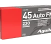  45 ACP Auto Aguila  45 ACP Auto 230gr     50 Rounds- 12 Shipping