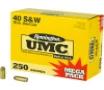 Remington Ammunition L40SW4A UMC 40 S W 165 gr Full Metal Jacket  FMJ 