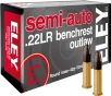 Eley 2320 Semi-auto benchrest outlaw Round Nose 42 Grain  22 Long Rifle 1085 FPS 
