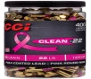 CCI 955CC Clean-22 Pink Lead Round Nose 40 Grain  22 Long Rifle 1235 fps