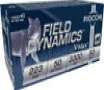 Fiocchi 223HVA50 Field Dynamics Hornady V-Max 50 Grain  223 Remington 3300 fps