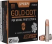 Speer 24261GD Gold Dot Personal Protection Hollow Point 115 Grain  30 Super Carry 1150 fps