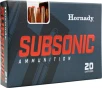 Hornady 80877 Subsonic Sub X 190 Grain  300 AAC Blackout 1050 fps