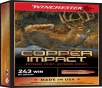 Winchester X243CLF Deer Season XP Copper Impact Copper Extreme Point Lead-Free 85 Grain  243 Winchester 3260 fps