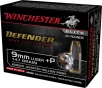 Winchester S9MMPDB2 Defender Elite Bonded Jacket Hollow Point 147 Grain 9mm Luger Parabellum 1030 fps