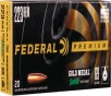 Federal GM65CRD1 Premium Gold Medal Sierra MatchKing Boat Tail Hollow Point 140 Grain 6 5mm Creedmoor 2675 fps