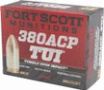 Fort Scott Munitions 380095SCV Tumble Upon Impact  TUI  Solid Copper Spun 95 Grain  380 ACP Auto 940 fps