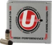 Underwood Ammo 730 Flat Nose Black Cherry Coated Soft Cast 100 Grain  380 ACP Auto 