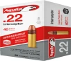 Aguila 1B220320 Interceptor Copper Plated Solid Point 40 Grain  22 Long Rifle 1470 FPS 