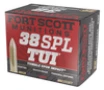 Fort Scott Munitions 38SPL080SCV Tumble Upon Impact  TUI  Solid Copper Spun 80 Grain  38 Special 1190 fps